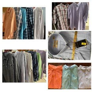 Mens dress shirts size XXL/2XL